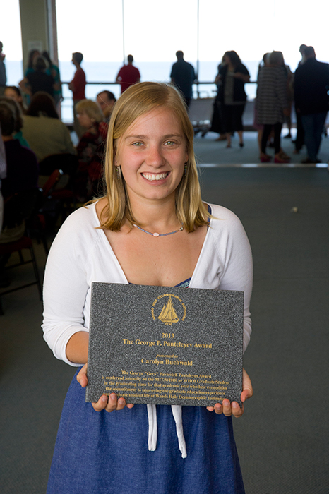 2013 Panteleyev Award recipient, Carly Buchwald.
